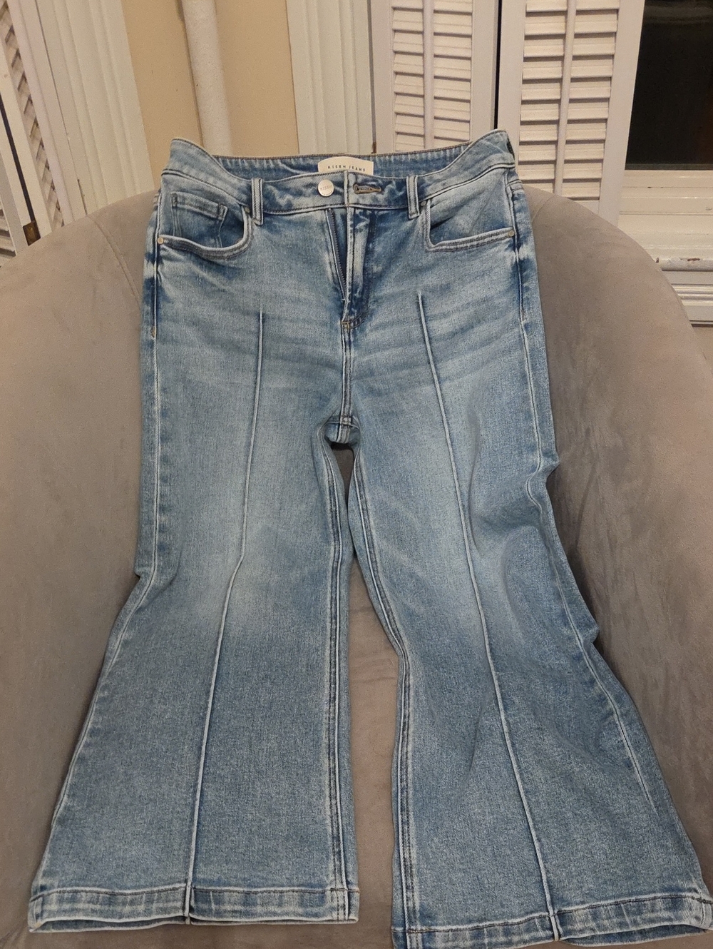 RISEN Light Blue Women's Flared Jeans